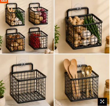 Wall Mounted Storage Basket