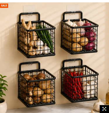 Wall Mounted Storage Basket